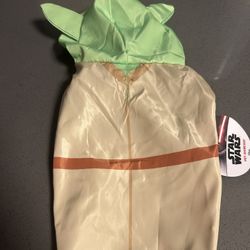 NEW Sz S Yoda Dog Rain Coat & Halloween Costume