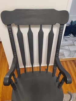 Wooden rocking chair
