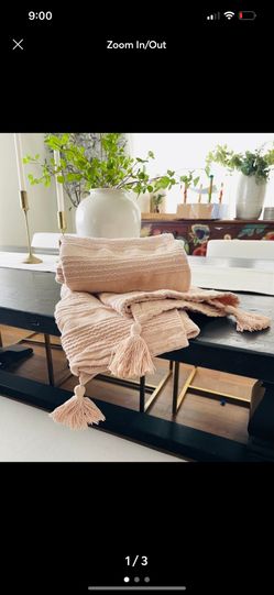 Threshold Throw Blanket New 