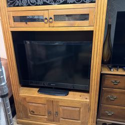 Entertainment Center With TV