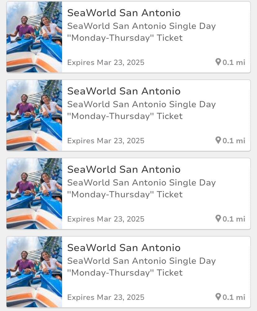 Seaworld Tickets
