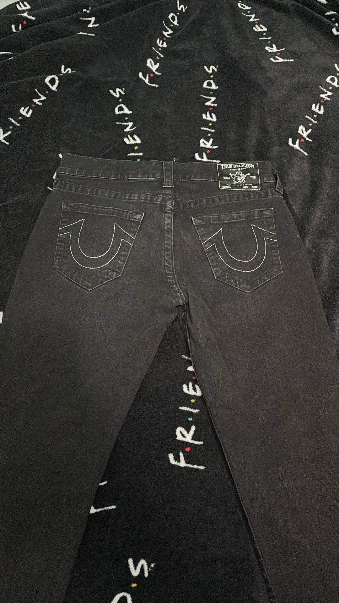 True Religion Slim Black Pants