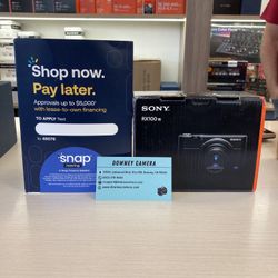 Sony Cybershot RX100 VI For Limited Time Only At Downey Camera 