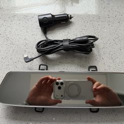 TOGAURD 10” Front Rearview Mirror Dash Cam With 32GB SD