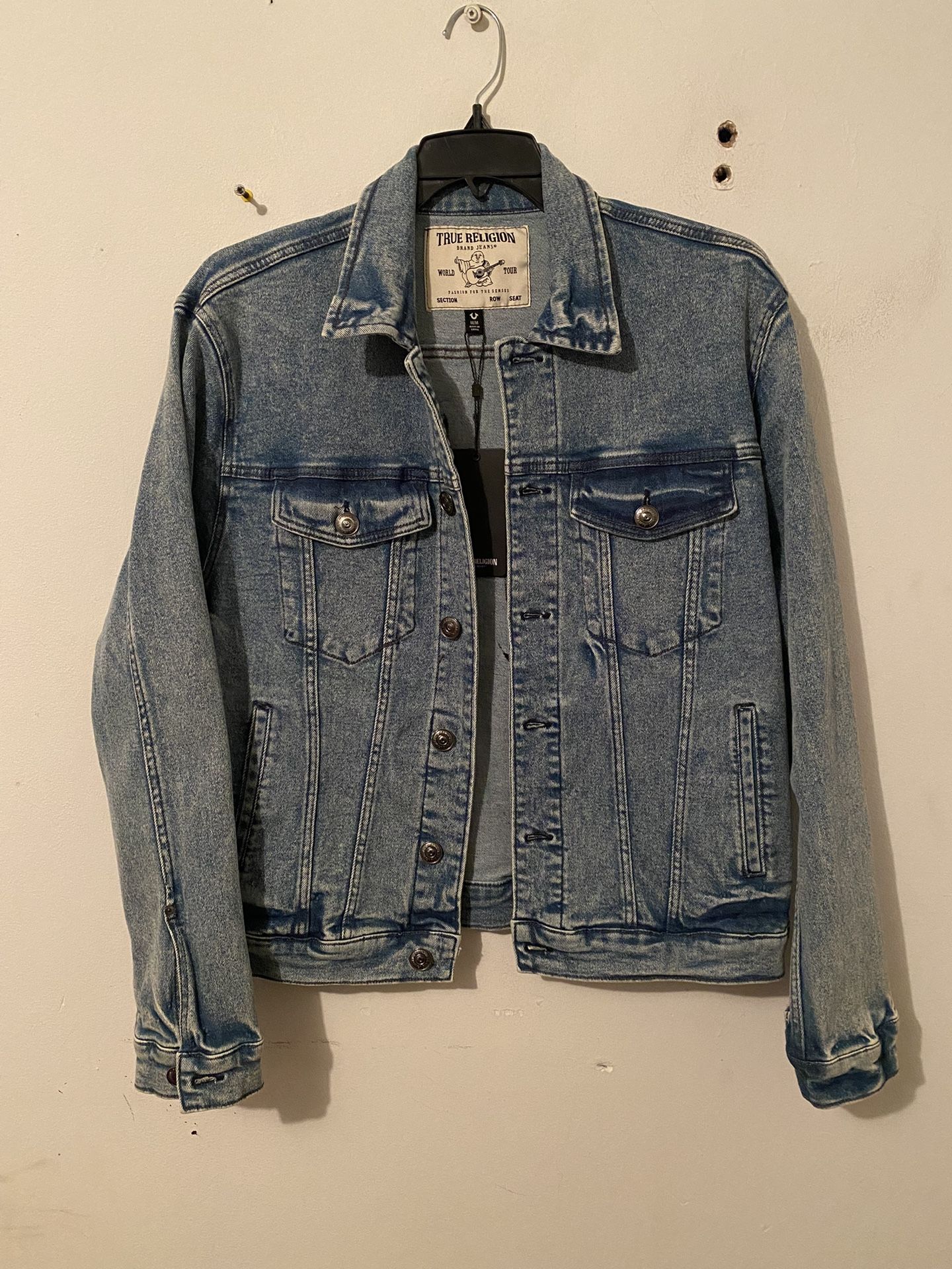 True Religion Denim Jacket Size Medium Men