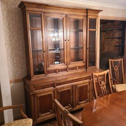 Walter of Wabash Vintage Buffet/China Cabinet