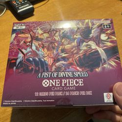 One Piece Booster Box | A Fist of Divine Speed (SEALED)