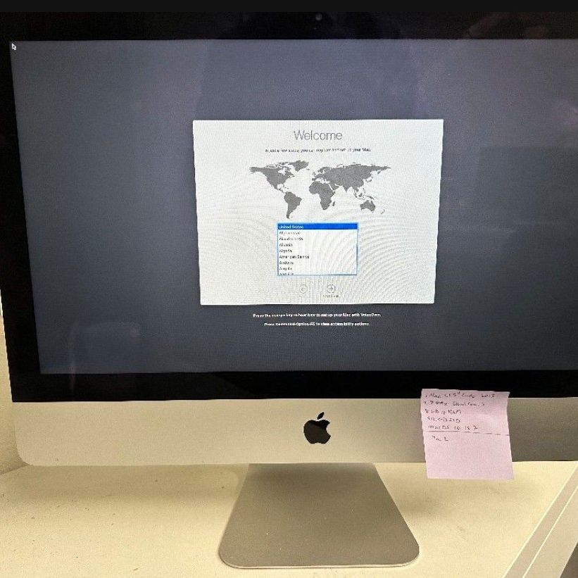 iMac 21.5 inch, Late 2013
