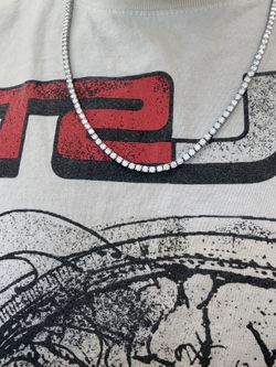 Tennis Chain 925 Silver Passes Diamond Test