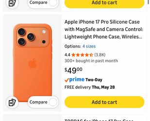 Gently Used Apple IPhone 17 Pro Silicone Case