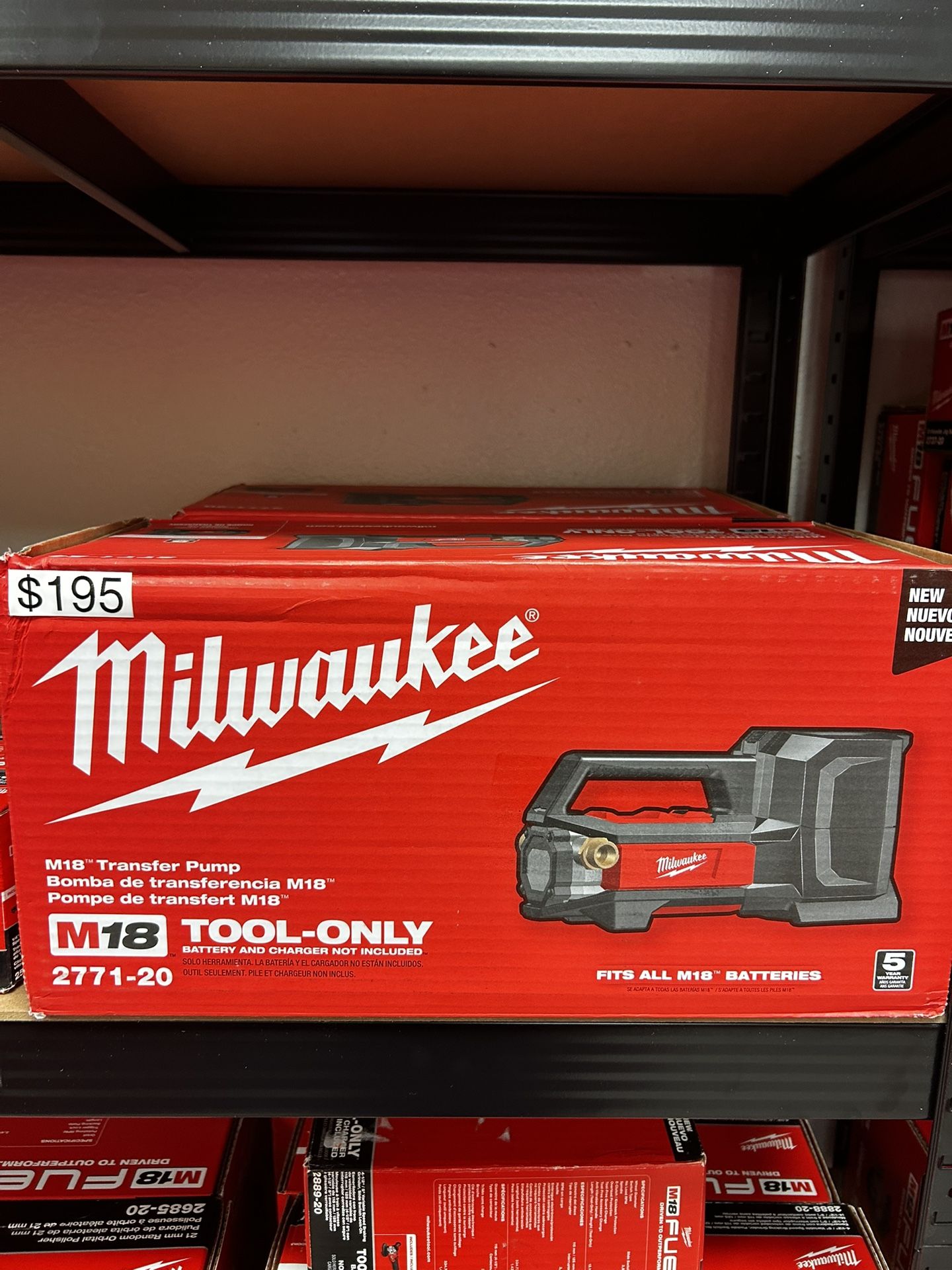 Milwaukee M18 Tranfer Pump Tool Only