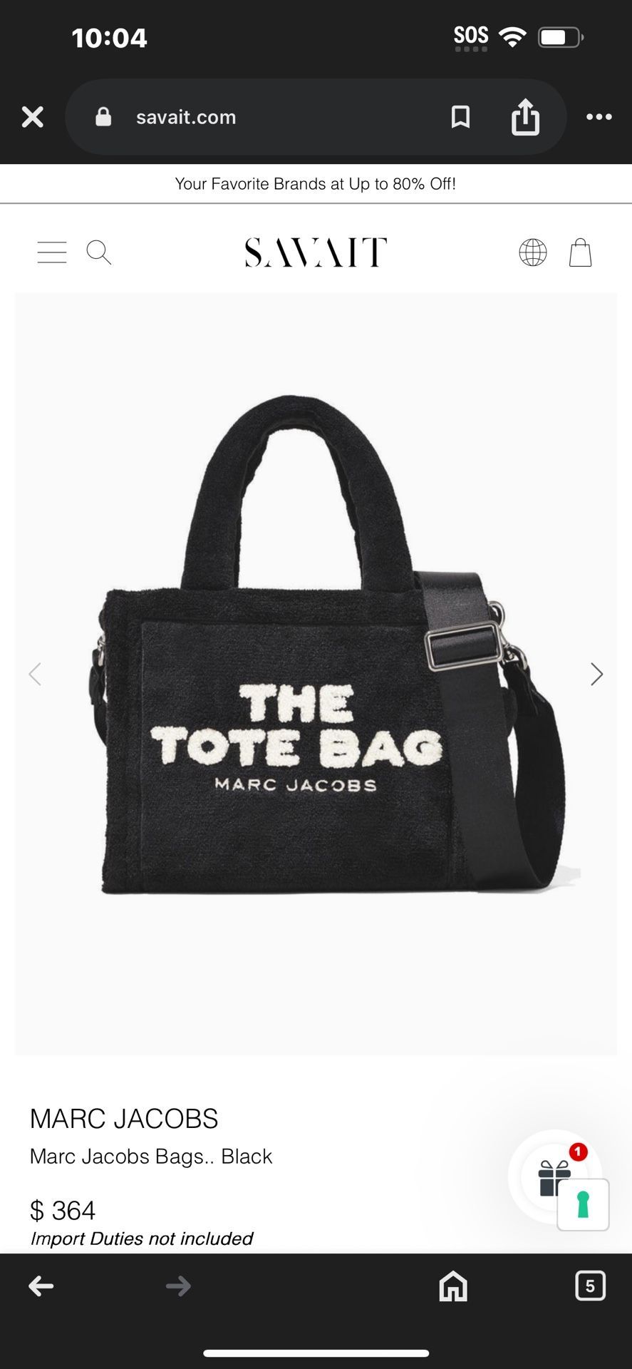 Marc Jacob’s Tote Bag