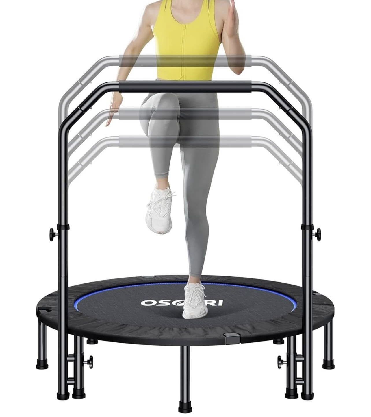 New 48" Rebounder Foldable Mini Trampoline