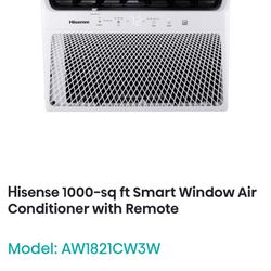 HISENSE 1000-Sq.FT.WINDOW AIR CONDITIONER 230-VOLT,18000 BTU ENERGY STAR WI-FI