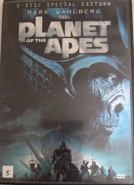 Planet Of The Apes, 2 Disc (Mint) Video DVD Movie Special Edition, Over 13 Hours Of Primate Packed Extras, Mark Wahlberg. In the year 2029, an America