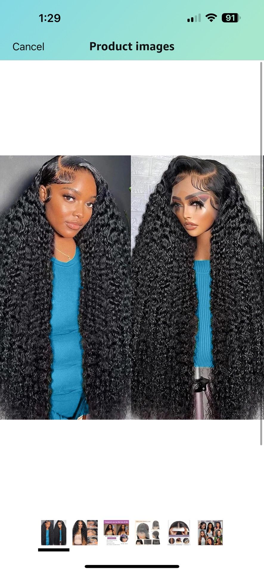 Deep Wave Lace Front Wig