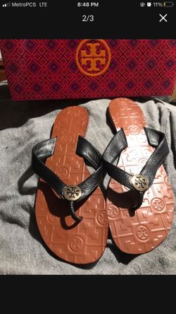 Tory  Burch Sandals  Sz 9   Used 1 time like New
