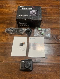 IRONPEAS 4K Dash Cam / Car Camcorder with Built-in GPS – 2880x2160P / 2.4” LCD / 150° Wide Angle Complete kit ready to install. This is a full-feature
