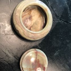 Stone Bowl With Lid