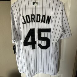 Nike Chicago White Sox Michael Jordan baseball jersey size L