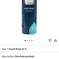 everydrop® by Whirlpool Ice and Water Refrigerator Filter 3, EDR3RXD1, Single-Pack 