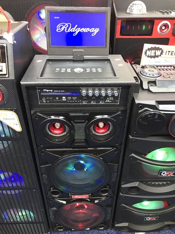 Rechargeable karaoke speaker 🔊