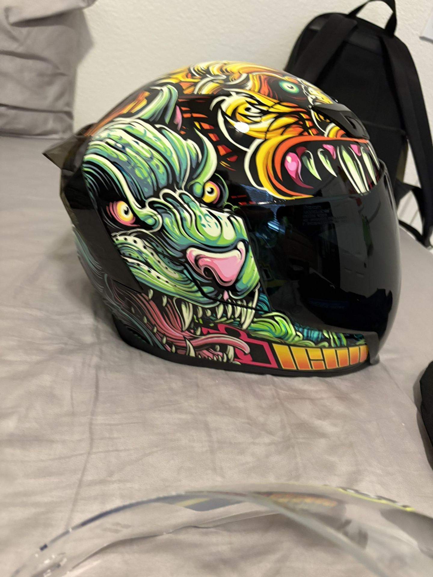 Icon Airflite Cat Scratch Fever Motorcycle Helmet