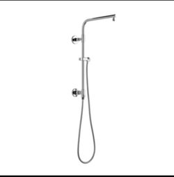 New Other Delta Universal Showering Emerge 18'' Round Shower Column, Nickel
