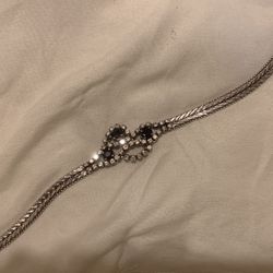 Diamond And Sapphire Bracelet 