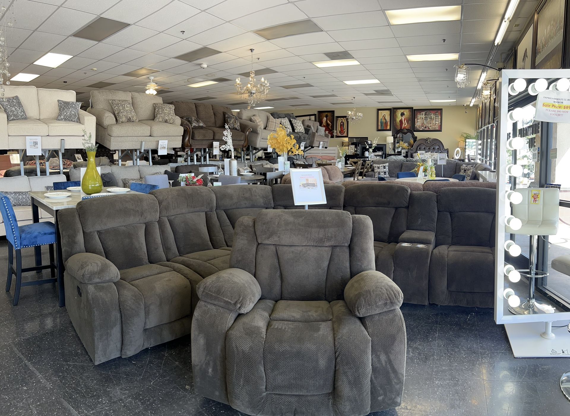 Sectional And Reclining Chair