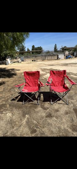 Chairs - Red Canvas