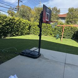 Portable Adjustable Basketball Hoop - Like New - $300