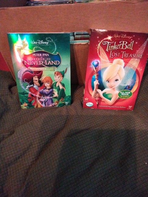 Walt Disney Peter Pan Return To Neverland And Tinker Bell Lost Treasure