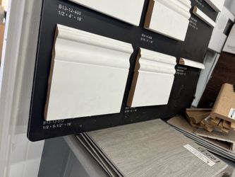 MDF baseboard 4 1/2 $0.81 / molduras