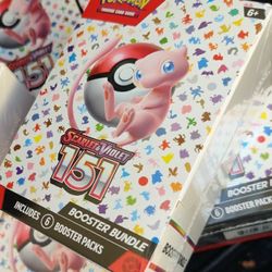 Pokemon Scarlet and Violet 151 booster bundles