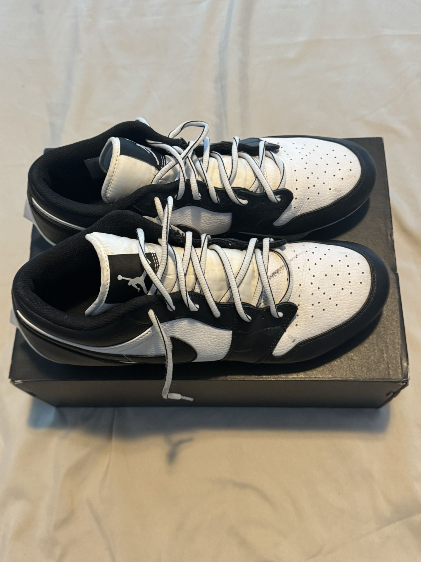 Jordan 1 Low Td Cleat White Black