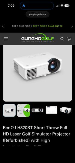 BenQ Golf Simulator Projector LH820ST