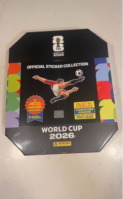 FIFA World Cup 2026 Panini World Cup Stadium Collector Box + Album hardcover + 40 Sticker packets