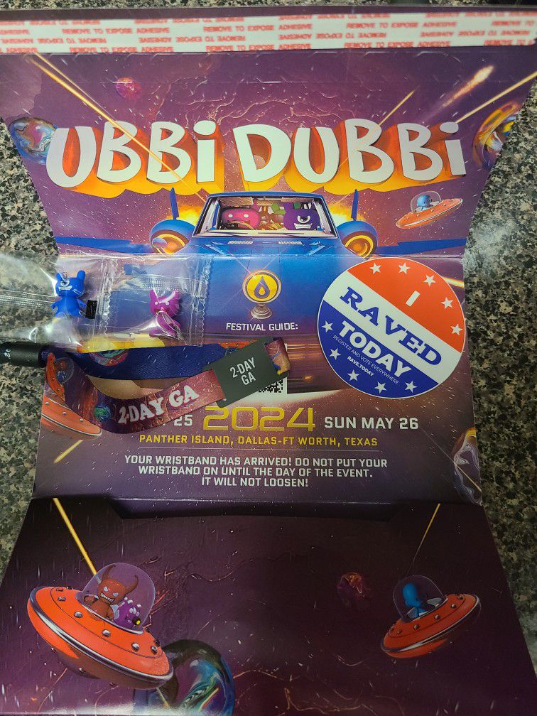 Ubbi Dubbi Rave 2-Day GA Pass