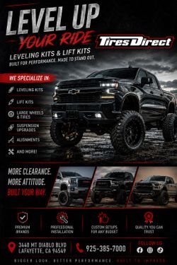 LIFT KITS N LEVELING KIT WITH TIRE N WHEELS PACKAGES ON SALE TEXT FOR QUOTE 🔥