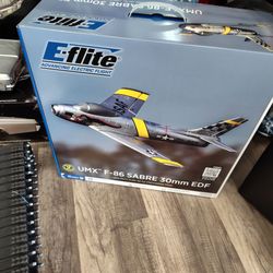 Umx f 86 saber EDF jet brand new in a box $200 summer deal