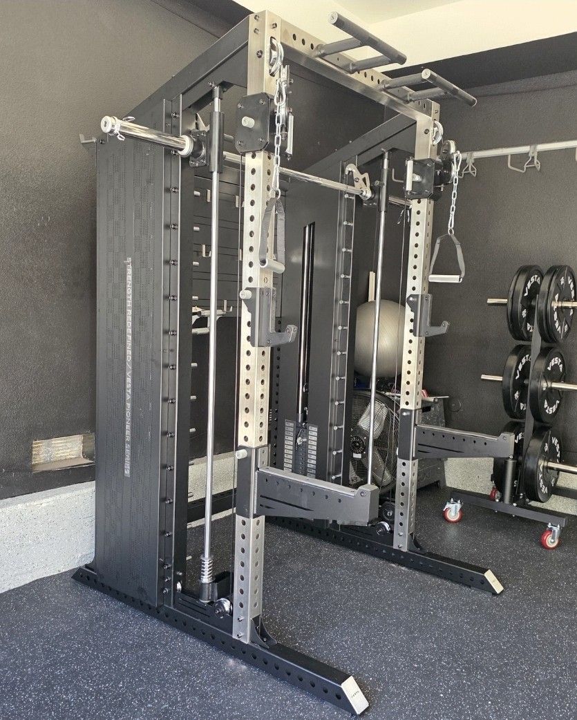 🔥NEW Vesta Pioneer 3in1 | Functional trainer | Squat Rack | Smith Machine | 200lbs weight stack | Gym Equipment | Commercial Grade | FREE DELIVERY 🚛