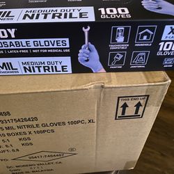 Disposable gloves 100 count new have 10 bxs asking 9 a box