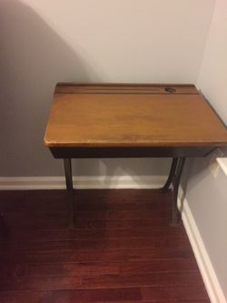 Old school desk