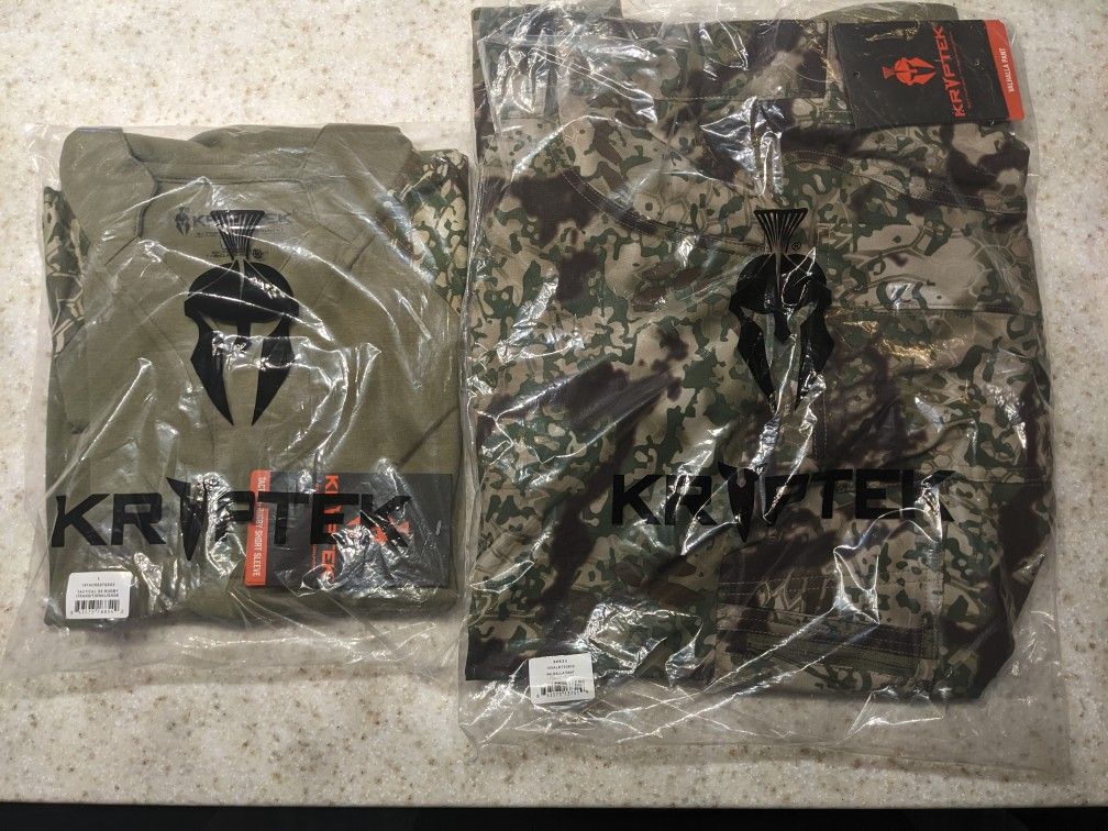 Kryptek Camo Rugby Shirt And Valhalla Pants