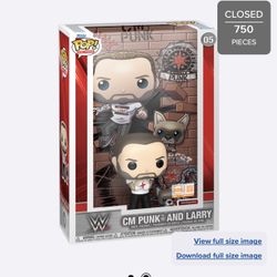 WWE COVERS CM PUNK AND LARRY LIMITED EDITION 750 PIECES