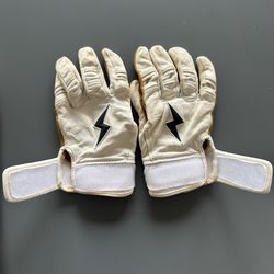 Bruce Bolt batting gloves. Youth Small