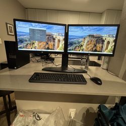 Dell Dual Display Computer System