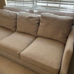 Beige Couch-$100.00- Good Condition