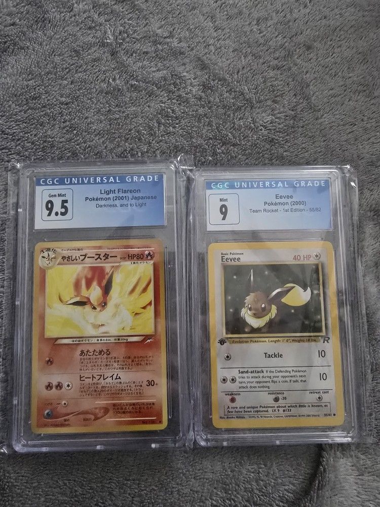 Pokemon Card Graded Eevee